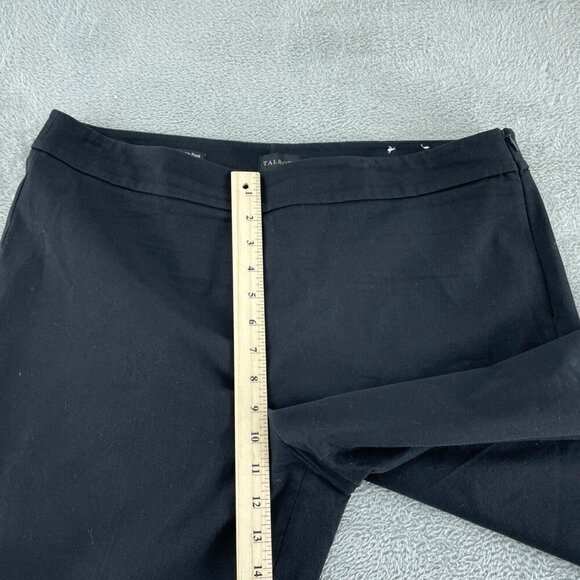 Talbots 16P Chatham Ankle Pant Black Cotton Blend Womens Trousers 5822 - Picture 5 of 10